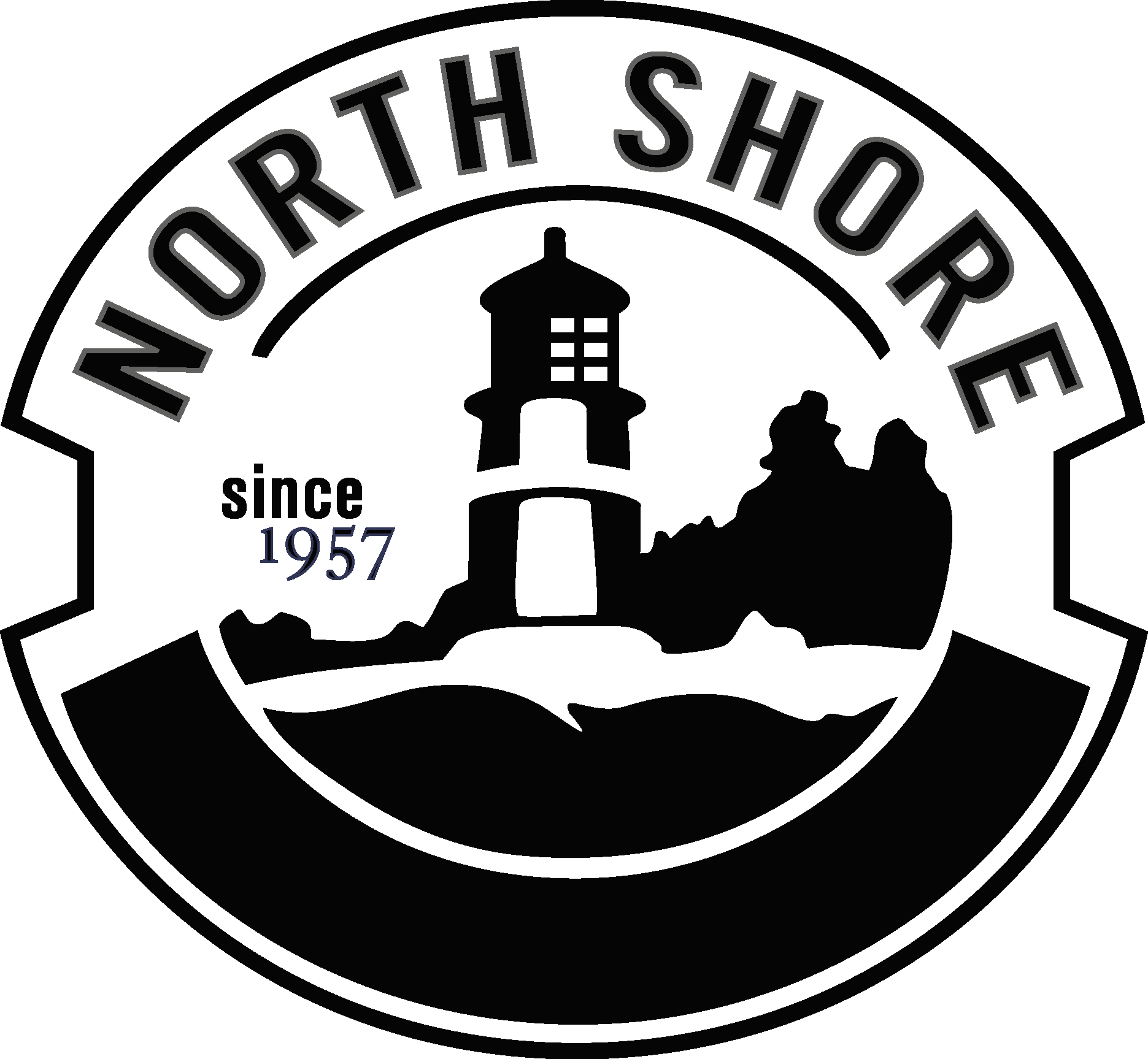 North Shore Federal Credit Union Black Logo Vector Logo